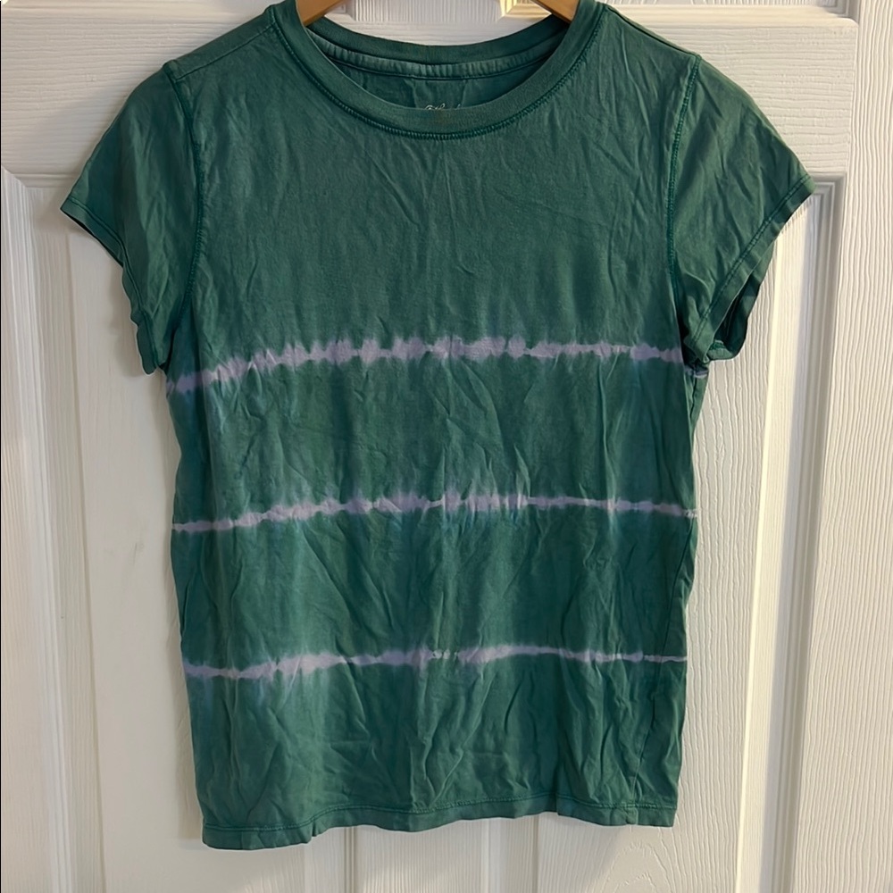 Universal Thread Green Tie-Dye Short Sleeve Tee
